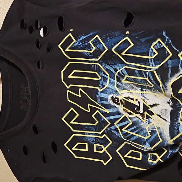 ACDC 1996 Ball breaker tour shirt sz small Thrashed - Picture 2 of 7